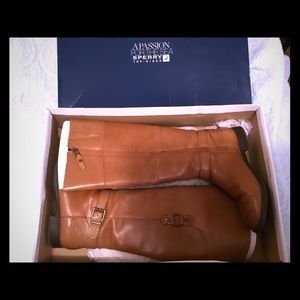 Sperry Victory Ride Tan Riding boot